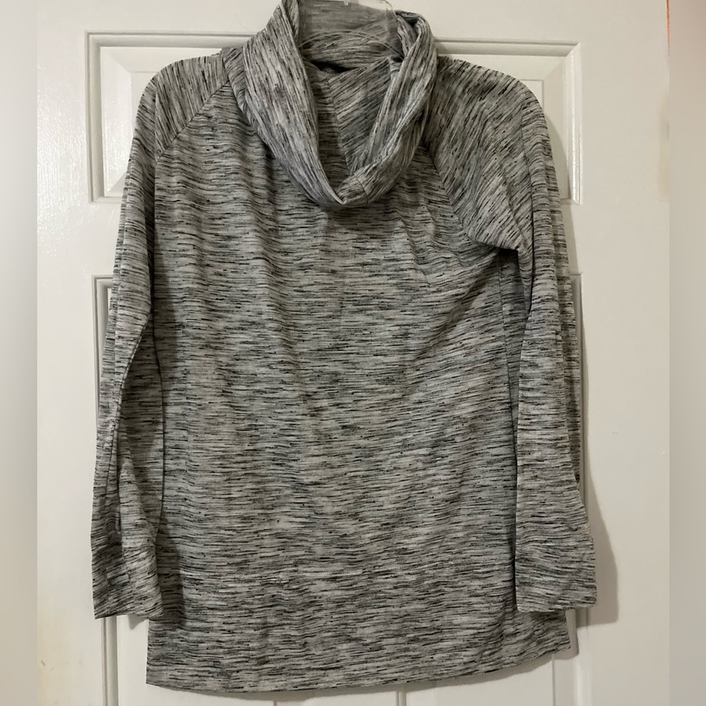 Long sleeve cowl neck blouse